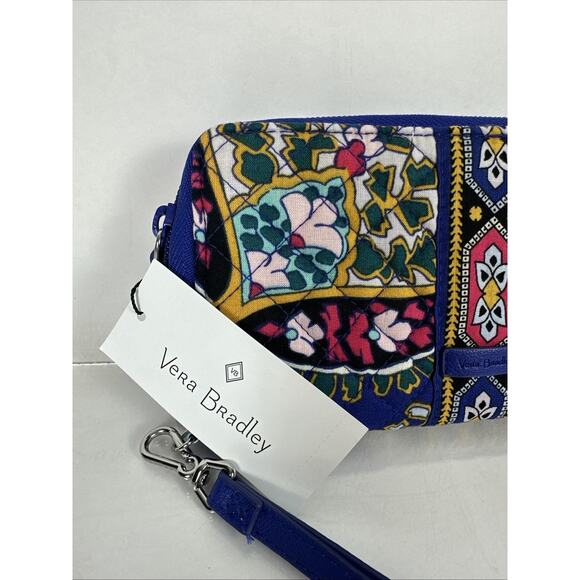 NWT Vera Bradley Romantic Paisley Iconic RFID Accordion Wrislet Wallet - Picture 2 of 10